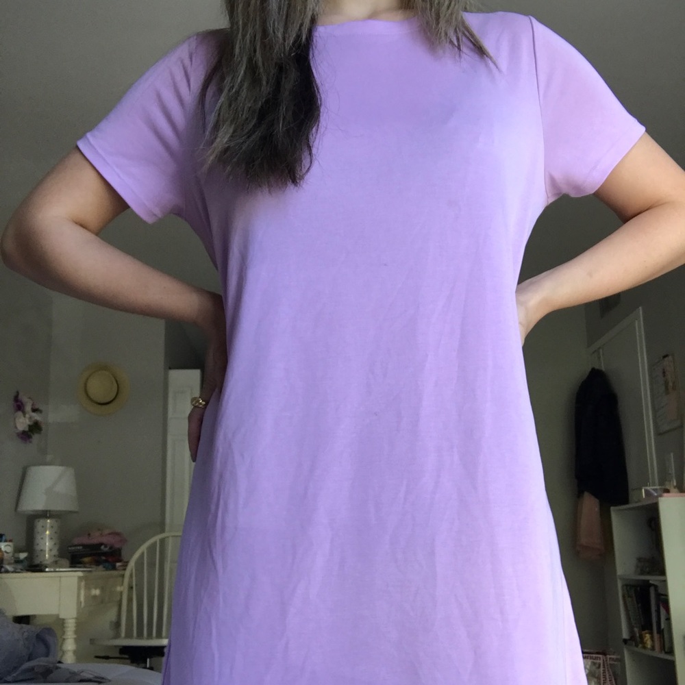 Periwinkle T-shirt dress